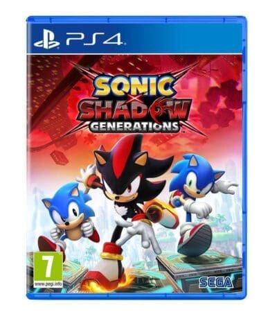 Sonic X Shadow Generations PS4 (Journal & Retro DLC Skin)