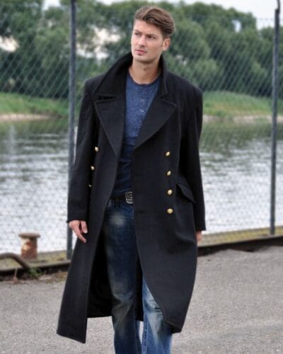 Mil-tec German navy wool overcoat