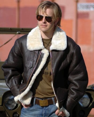 Mil-tec Us b3 sheepskin leather jacket