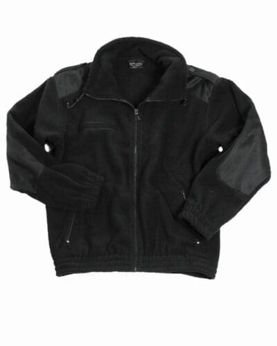 Mil-tec Black cold weather fleece jacket