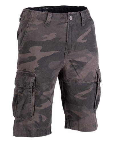 Mil-tec Dark camo vintage shorts prewash