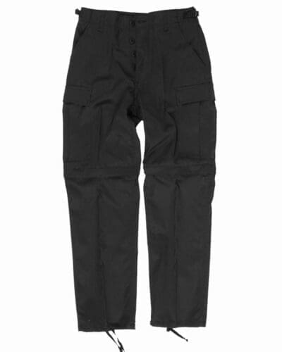 Mil-tec Black zip-off bdu style Παντελόνι