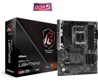 ASRock B650 PG Lightning Motherboard ATX με AMD AM5 Socket