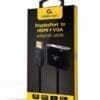 CABLEXPERT DISPLAYPORT MALE TO HDMI FEMALE+VGA FEMALE ADAPTER CABLE BLACK