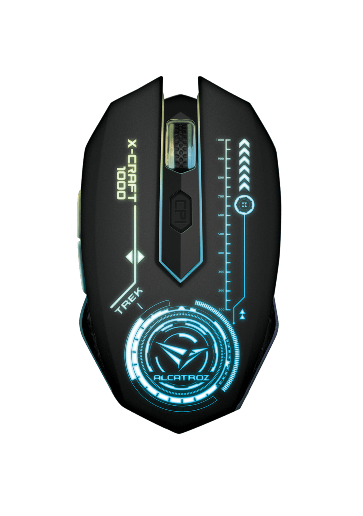 ALCATROZ GAMING MOUSE X-CRAFT 1000 TREK