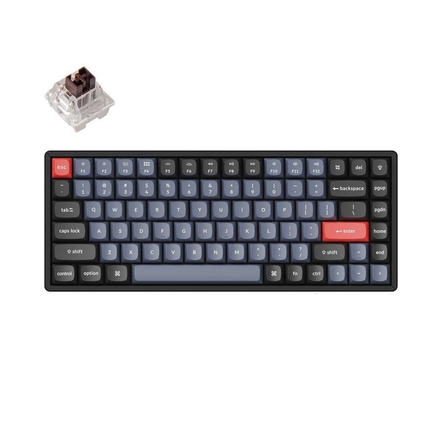 Keychron K2 Pro QMK/VIA Wireless Mechanical Keyboard-Brown Switch (Hot-Swappable)