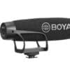 BOYA BY-BM2021 Compact Shotgun Mic Super Cardioid Video Shotgun Microphone for Cameras 3.5mm