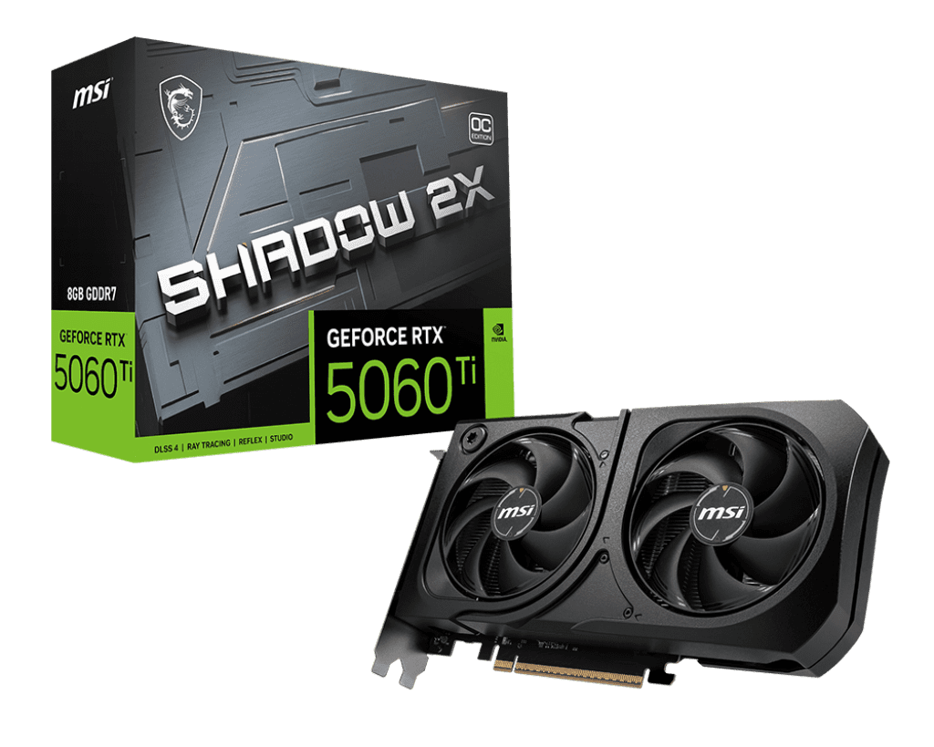 5060 Ti 8G SHADOW 2X OC PLUS first